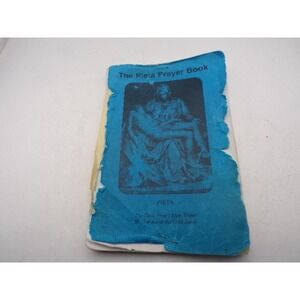 The Pieta Prayer Book Vintage Catholic Devotional Our Lady of Czestochowa Blue